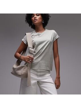 NWT AllSaints Anna Crew Neck Short Sleeve T-Shirt M